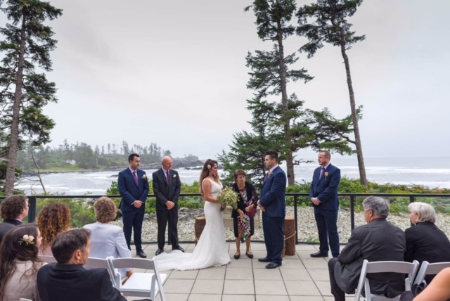 Dunja and Paul wed at Sophisticated Black Rock West Coast Weddings Magazine