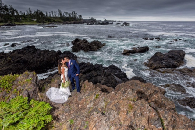 Dunja and Paul Wed at Sophisticated Black Rock West Coast Weddings Magazine