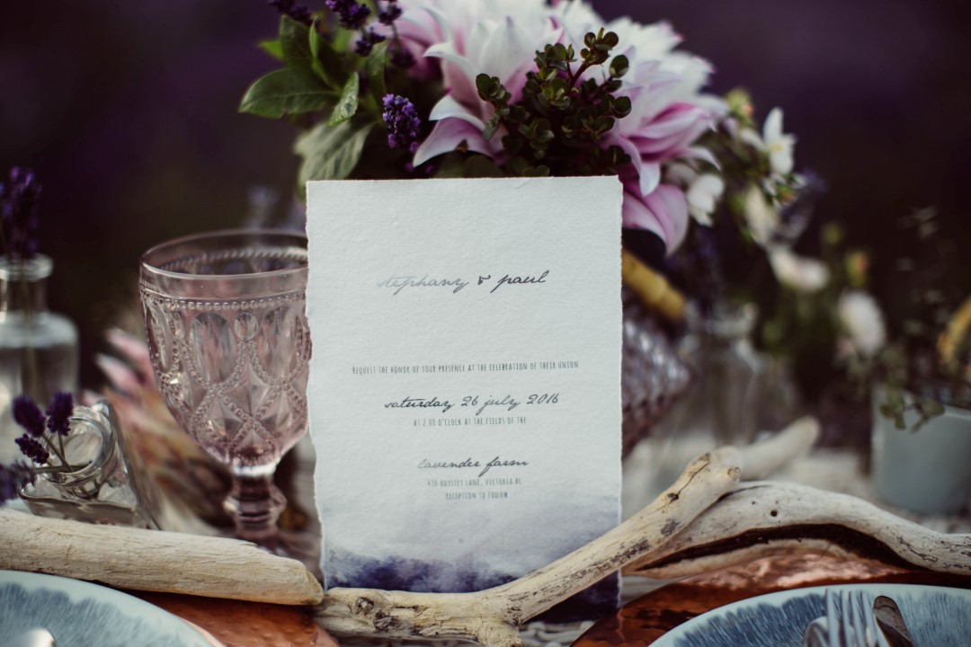 Lavender and Love BC Wedding Magazine Vancouver Island