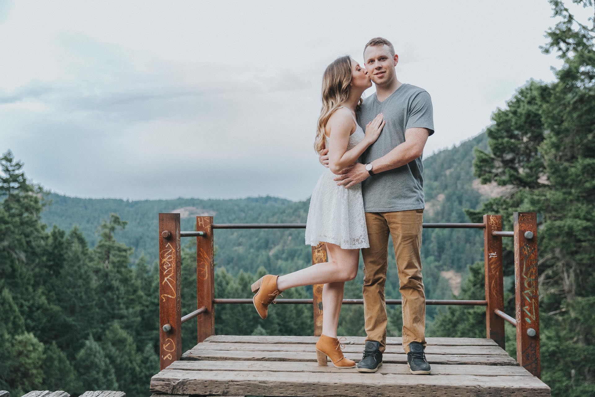 Goldstream Trestle Engagement West Coast Wedding Magazine