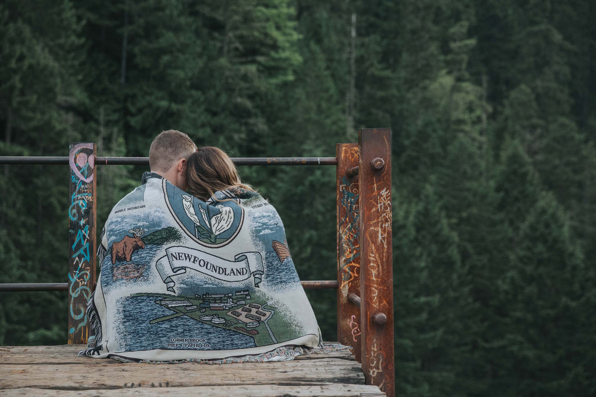 Goldstream Trestle Engagement Vancouver Island BC Wedding Magazine