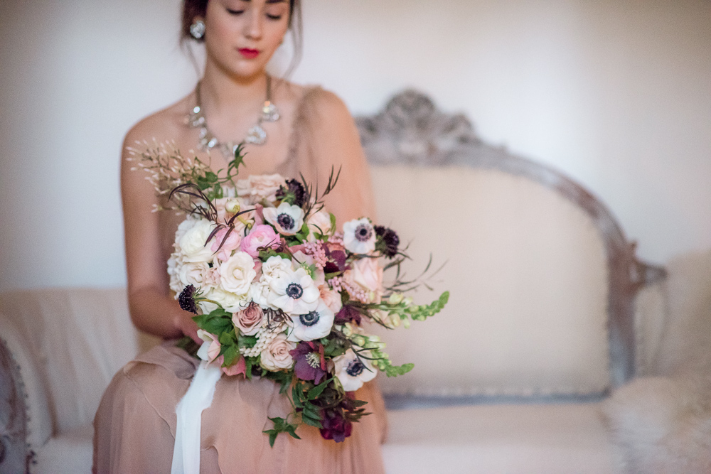 Bride and Bouqu