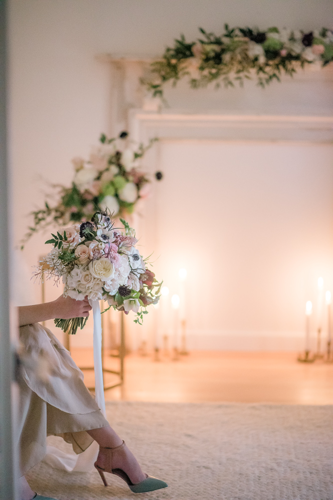 Bride in FirelightColours of the Wind Erin Wallis Photography West Coast Weddings Magazine