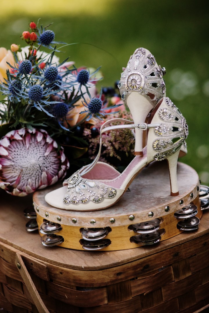 Emmy Shoes Love in the Summer Bridesmaids by Funkytown Photography West Coast Weddings