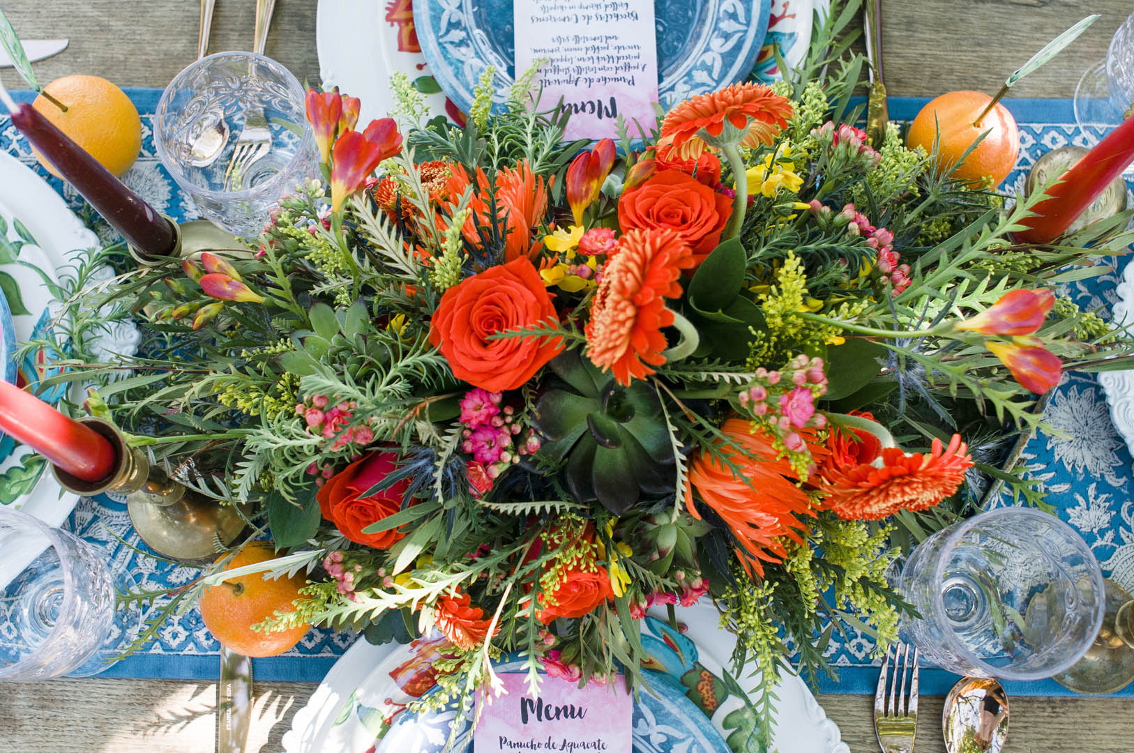 Floral Design for Fiesta Wedding Vancouver Island