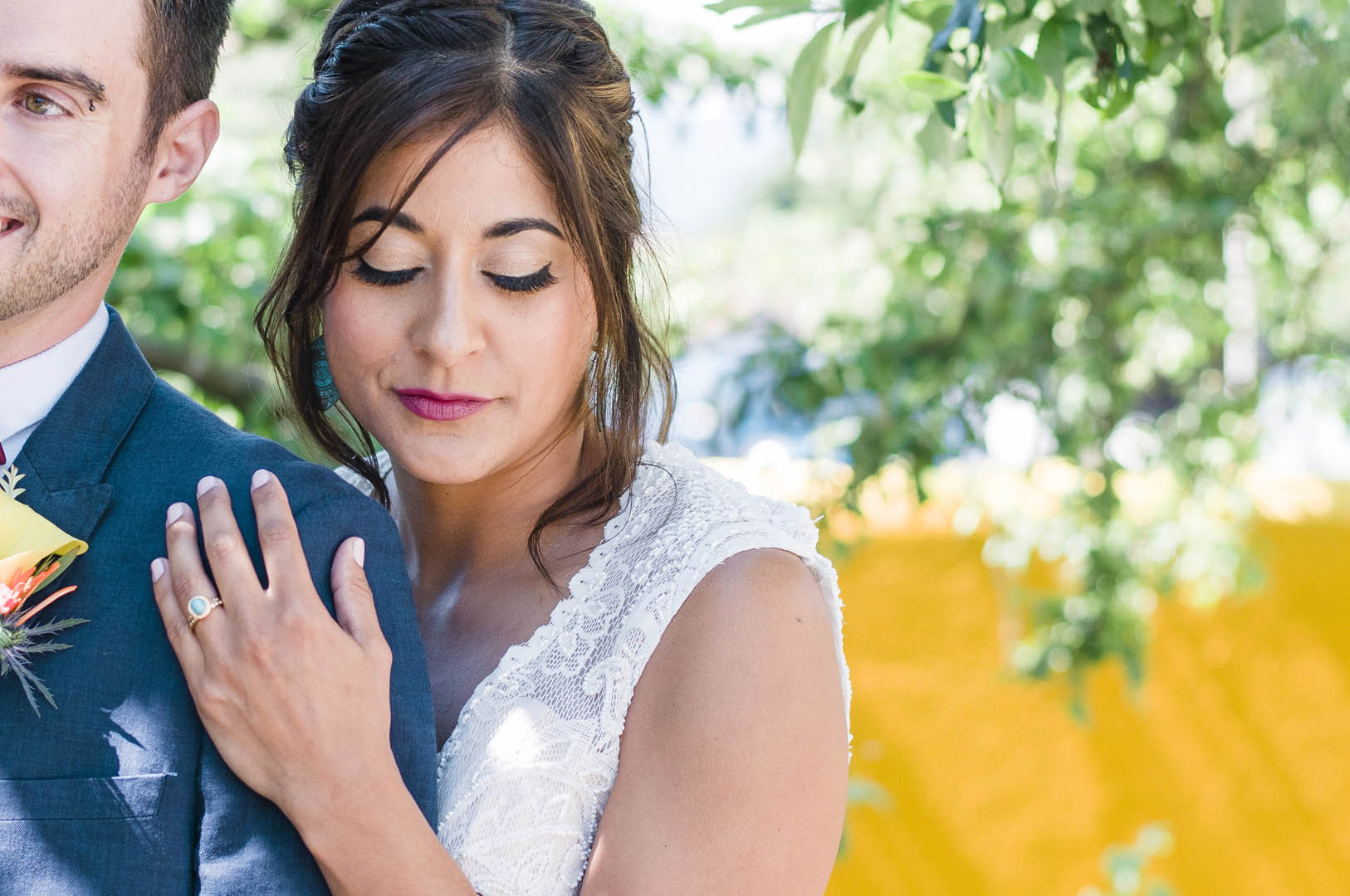 Pretty bride of fiesta wedding vancouver island