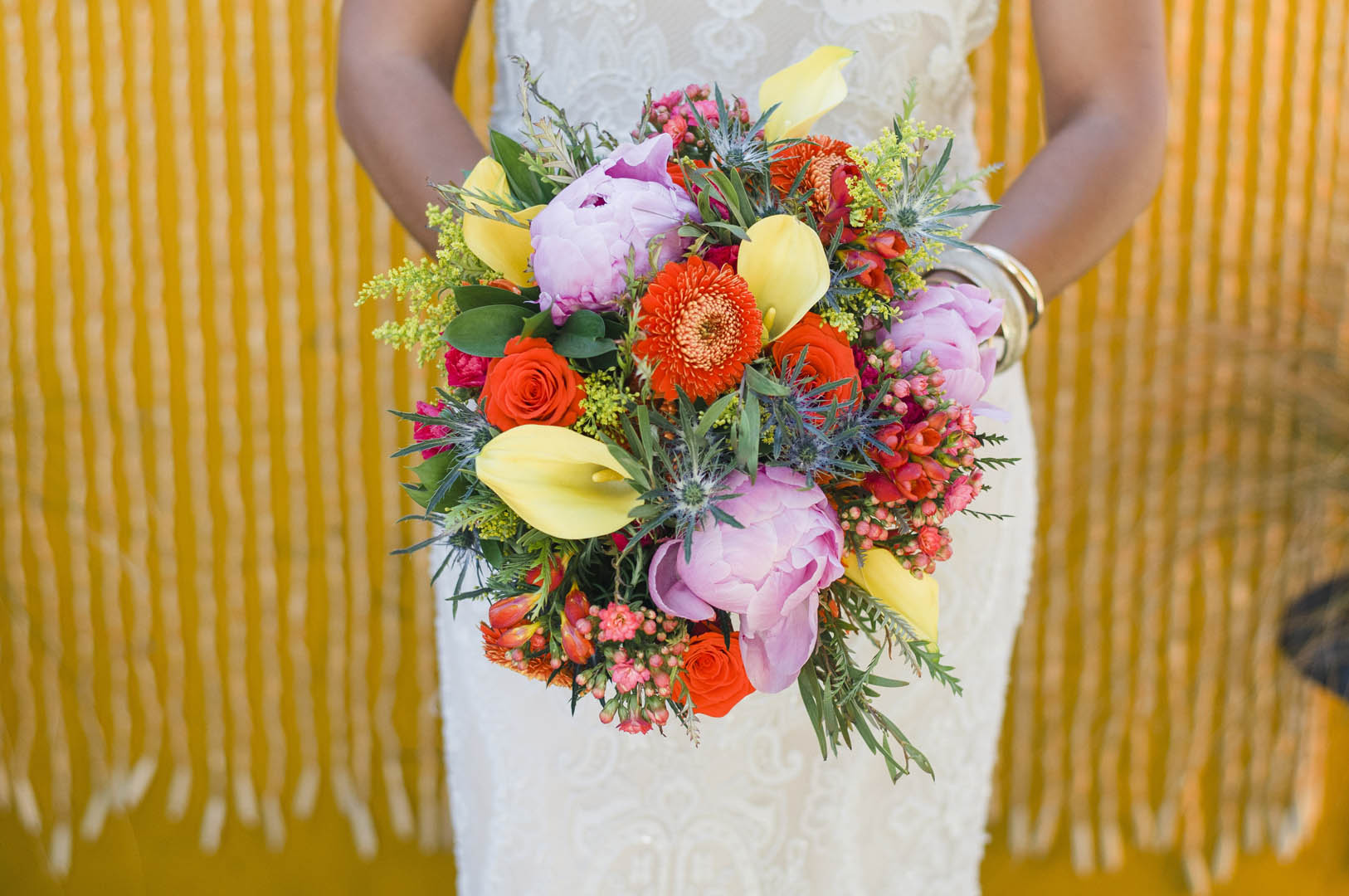 Fiesta Wedding Bridal Bouquet Vancouver Island