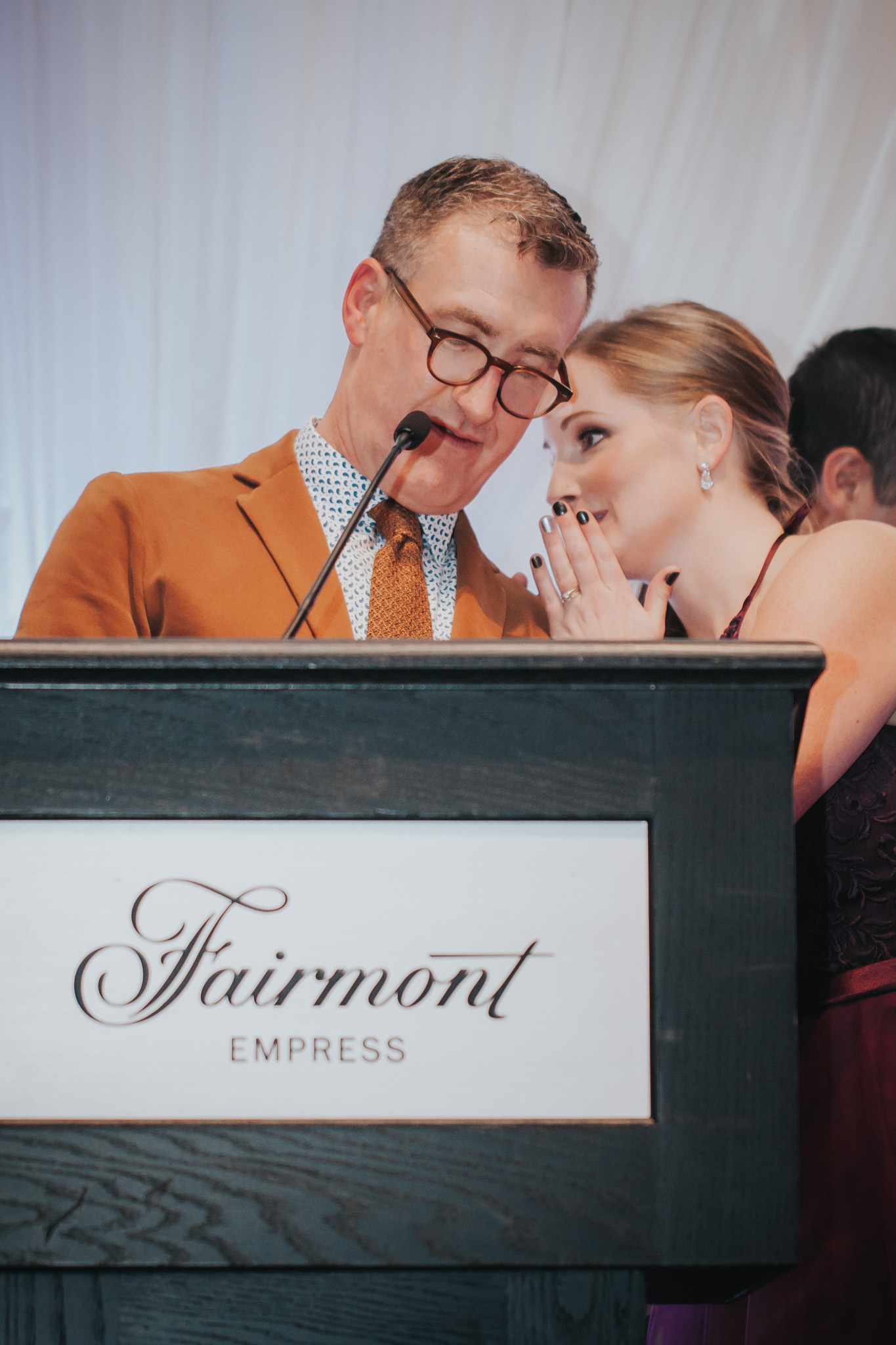 Dale, of Outlooks for Men, presents at the 2016 Vancouver Island Wedding Awards