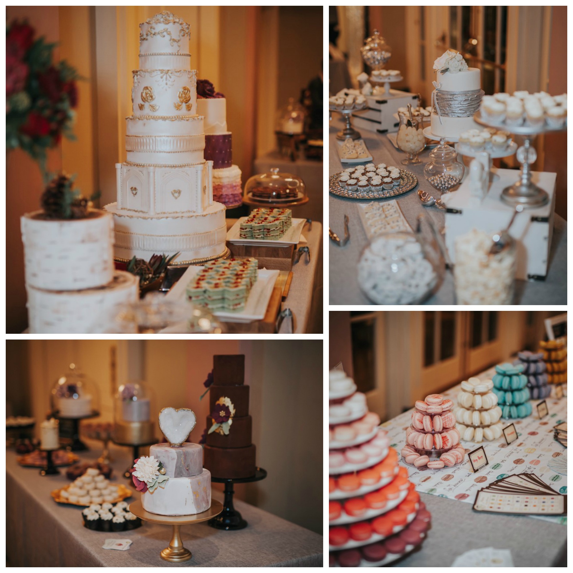 Cake and Desserts at Vancouver Island Wedding Awards Fairmont Empress