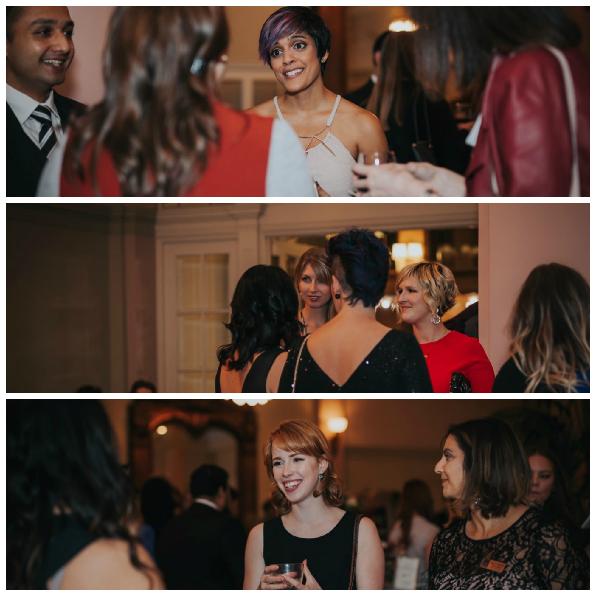 Vancouver Island Wedding Awards guests mingling at the Fairmont Empress