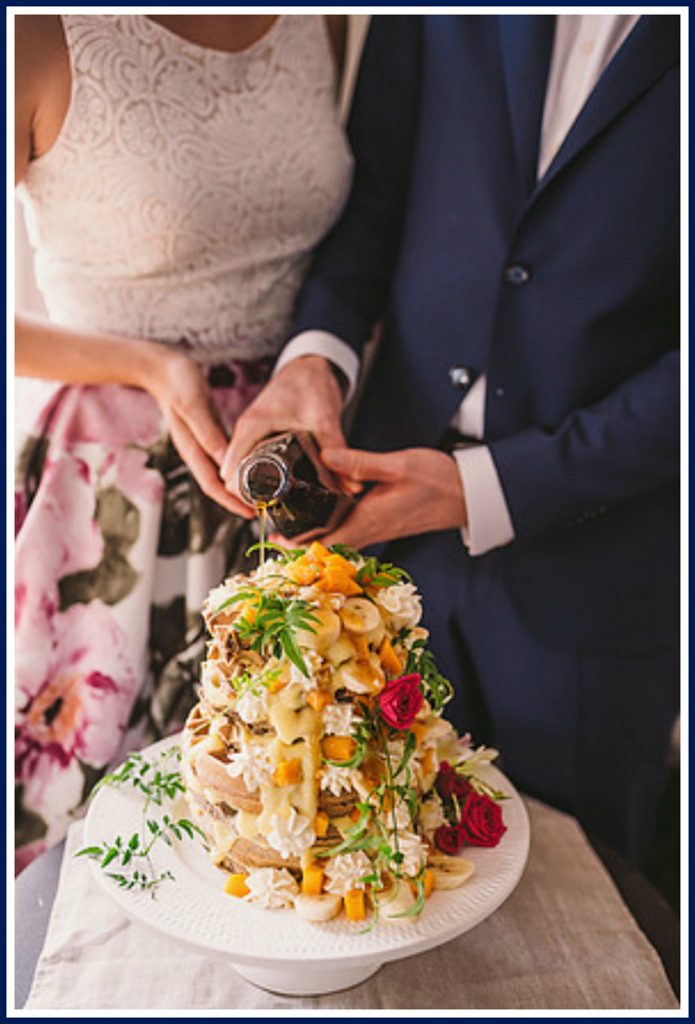 Toque Catering Waffle Wedding Cake Vancouver Island Magazine