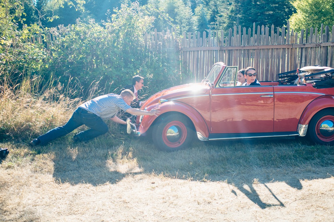 Cover Couple Car West Coast Weddings Magazine