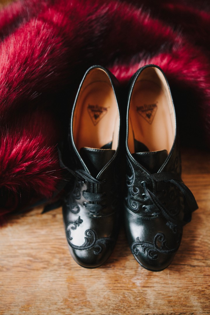 Grooms Shoes Gothic Dark Elegance West Coast Weddings Magazine