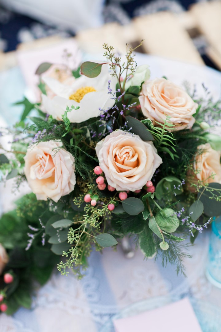 Floral Bouquet on Beach Nautical Love Vancouver Island Wedding Magazine