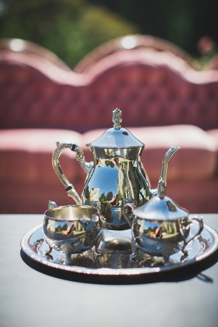 Silver Tea Set Hatley Castle West Coast Weddings Magazine