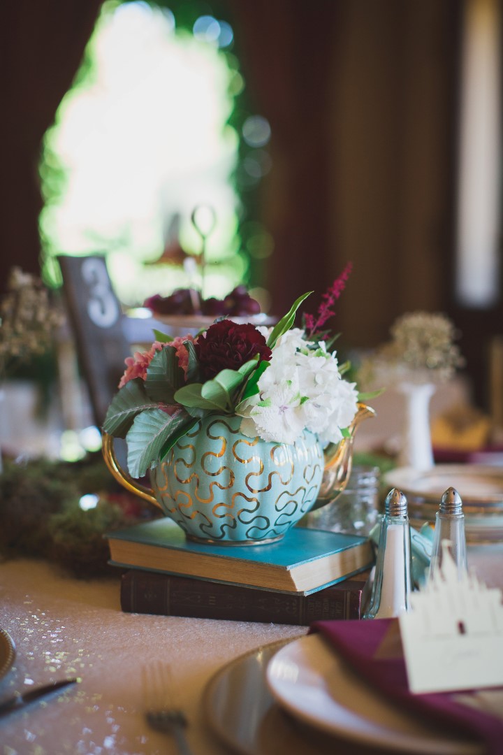 Reception Decor Alice in Wonderland Hatley Castle West Coast Weddings Magazine