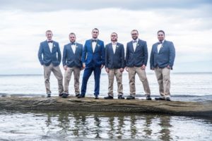 Groomsman on Water Ocean View West Coast Weddings Magazine