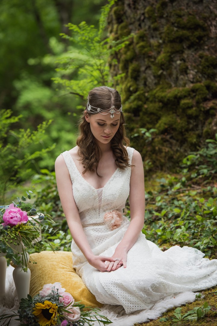 Boho Bride in Forest River Romance