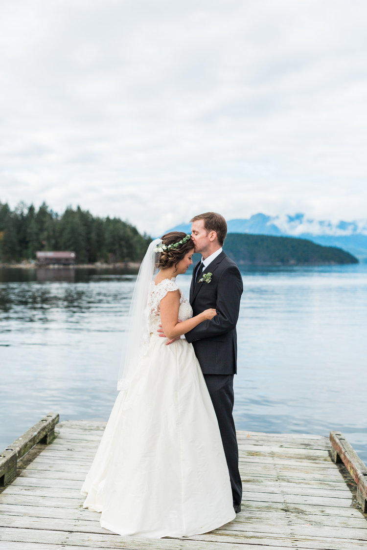 Newlyweds by Ocean Marnie & Drew Eco Friendly Inspired Wedding by Jennifer Picard Photography