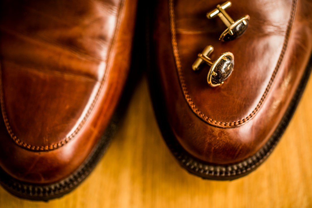 Grooms Shoes and CufflinksSuns Golden Kiss West Coast Weddings Magazine