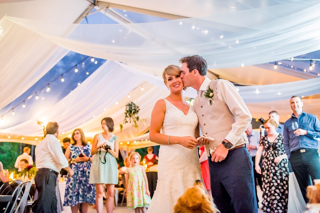 Tent Filled with Guests Suns Golden Kiss West Coast Weddings Magazine