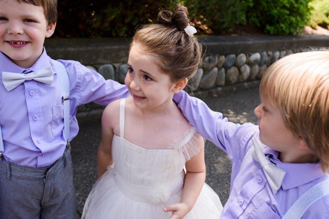 Flower Girl Page Boys Ringbearers Crown Isle Love Story on Vancouver Island