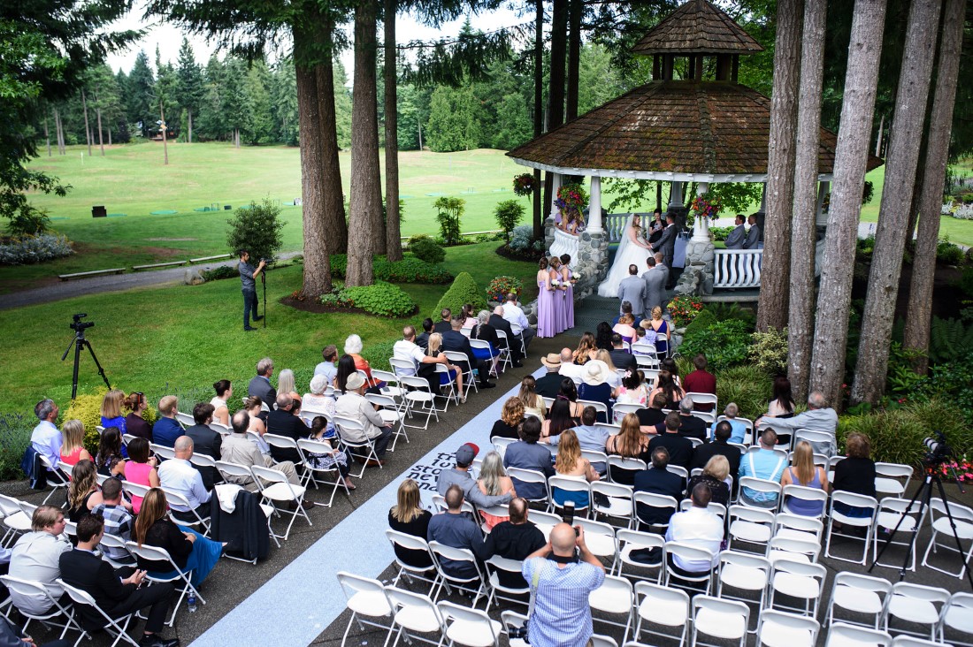 Wedding Ceremony at Crown Isle Golf Course