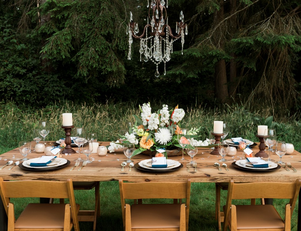 Reception Table at Sublime Celebration Vancouver