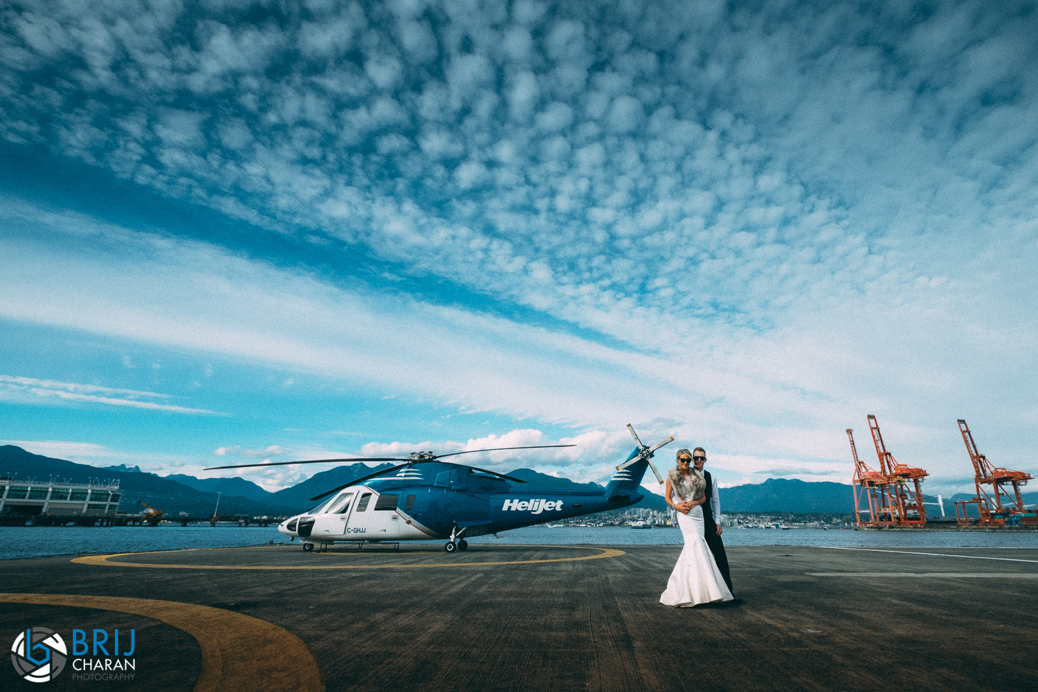 Helicopter at Styled Session on Vancouver Island and Vancouver