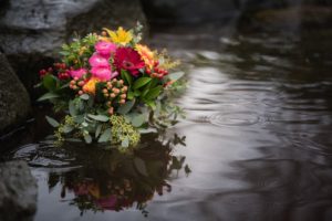 Pink Wedding Bouquet Floral Waterfall Thrifty Foods Vancouver Island