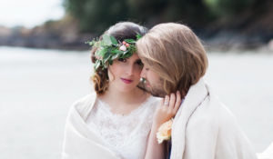 Floral Wreath West Coast Weddings Vancouver Island