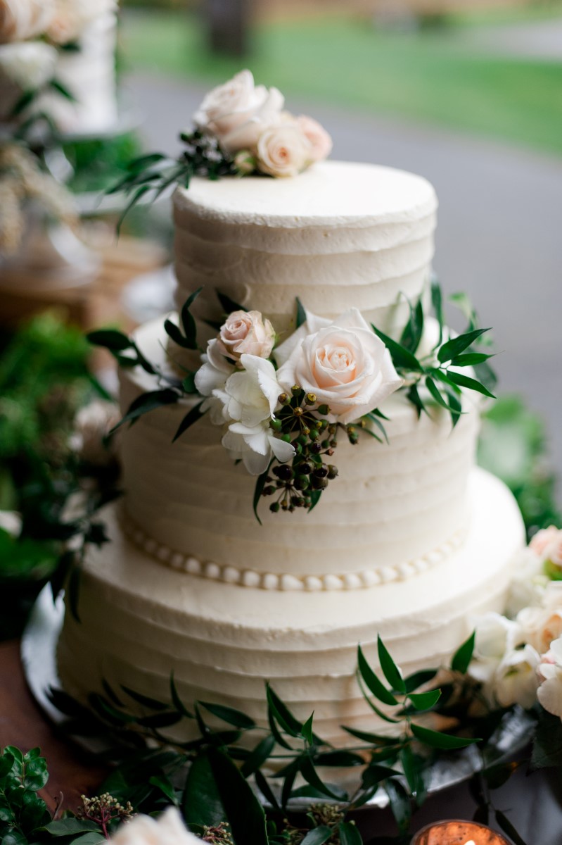 Gorgeous Greenery & Sweet Cakes Tim Hortons Wedding Dessert Table West Coast Weddings Magazine