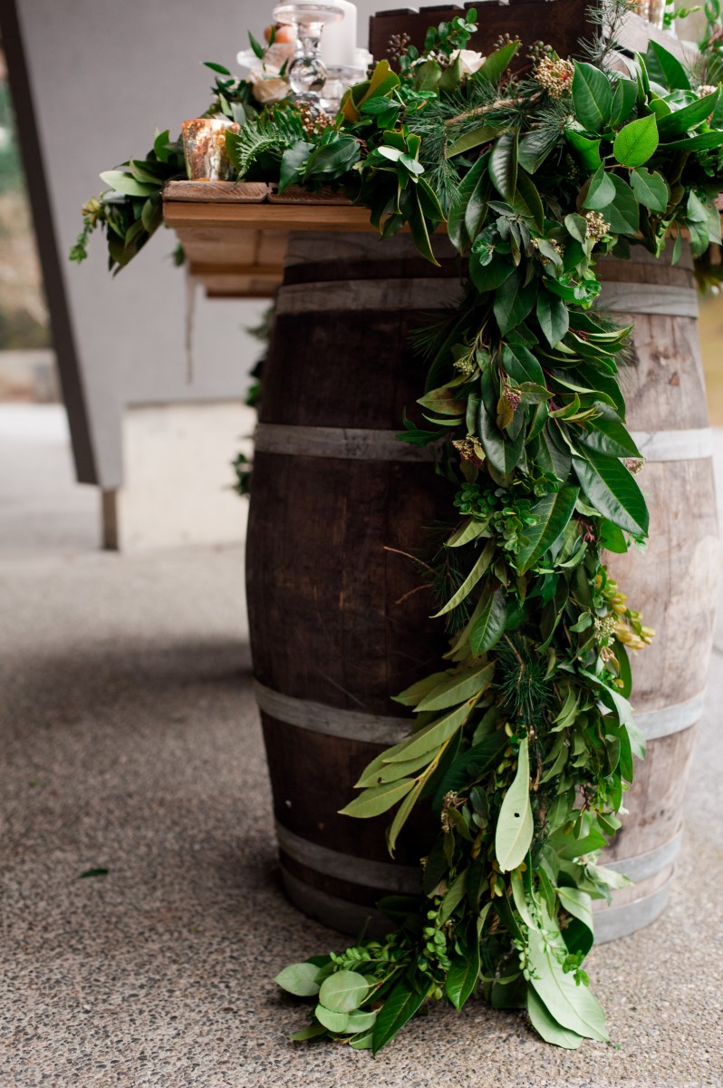 Gorgeous Greenery & Sweet Cakes Tim Hortons Wedding Dessert Table West Coast Weddings Magazine