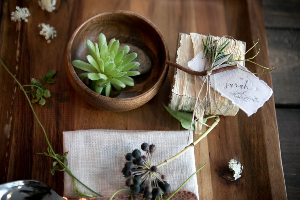 Eco Chic Wedding with Stylish Foraged Greenery Details West Coast Weddings Magazine