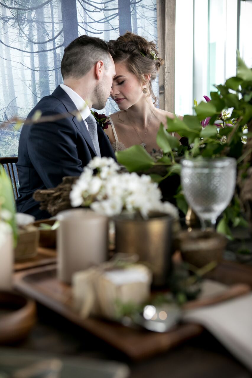 Eco Chic Wedding with Stylish Foraged Greenery Details West Coast Weddings Magazine