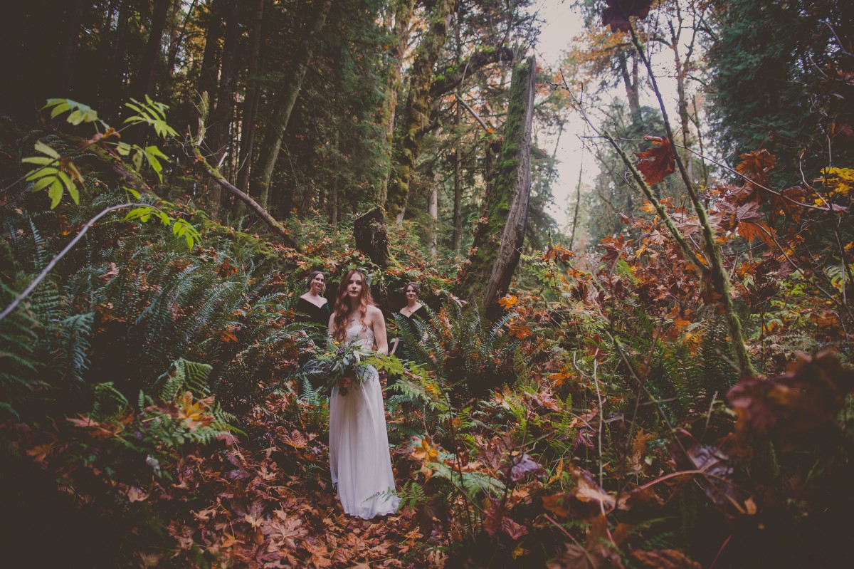 Into the Woods Inspiration Vancouver Island West Coast Weddings Magazine