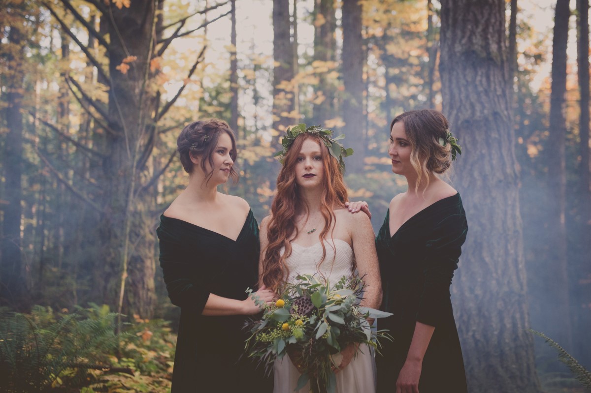 Into the Woods Inspiration Vancouver Island West Coast Weddings Magazine