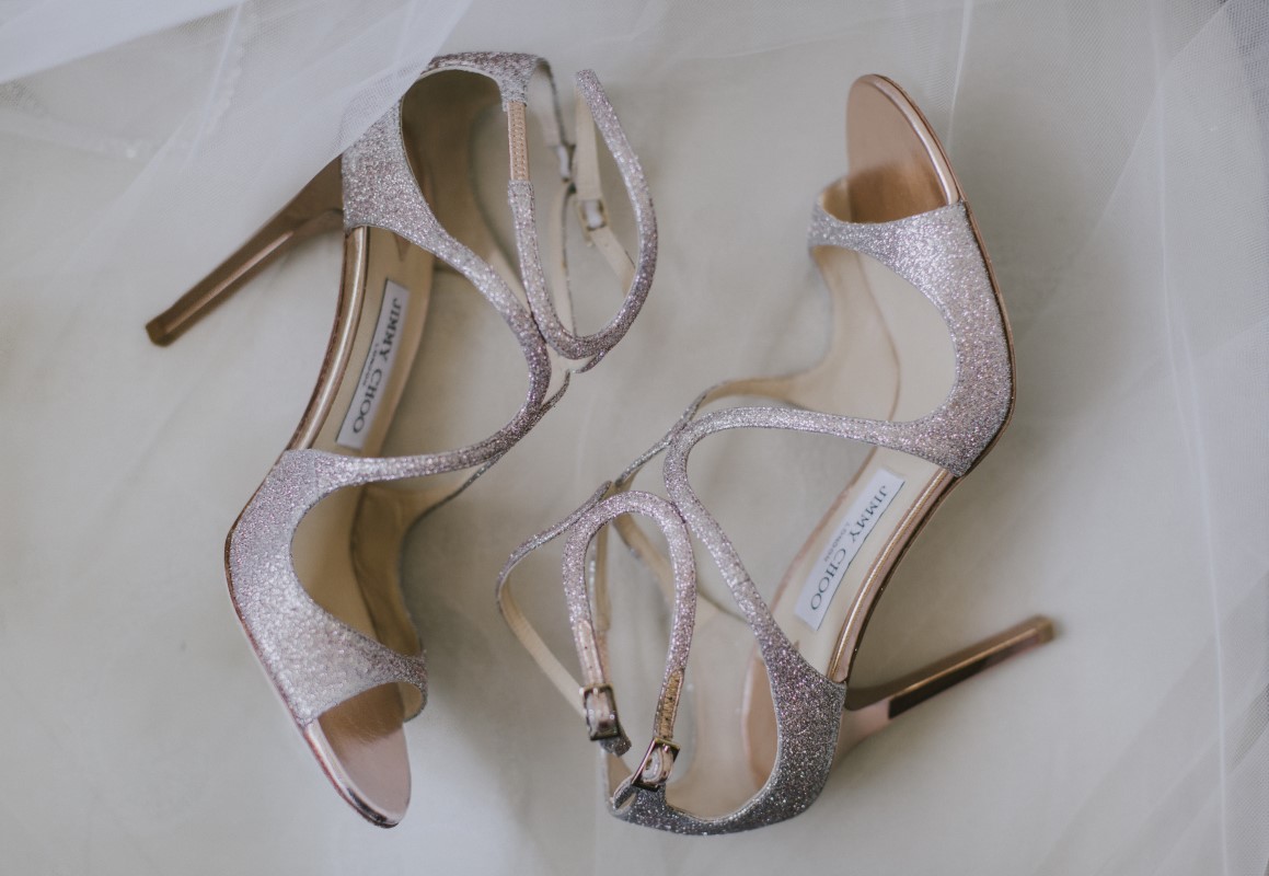 Bridal Shoes Kayseeb abd Stevan Silk Sophistication Ophelia Photography Vancouver West Coast Weddings Magazine