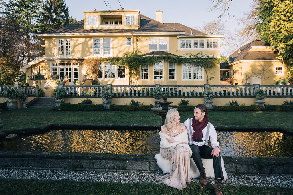 Engaged at Villa Marco Polo Inn Styled Proposal Vancouver Island Wedding Magazine