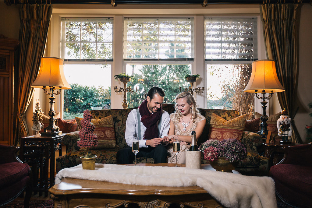 Newly Engaged Styled Proposal West Coast Weddings Magazine