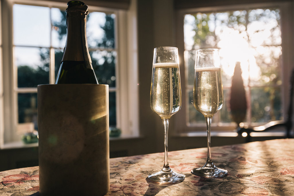 Champagne and Sunshine Styled Proposal Villa Marco Polo Inn Vancouver Island