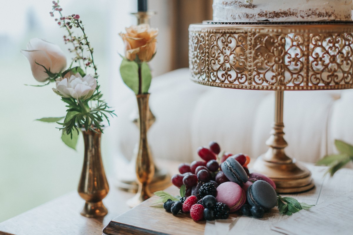 Decor Details Moody Blue Romance Summer Rayne Photo West Coast Weddings Magazine