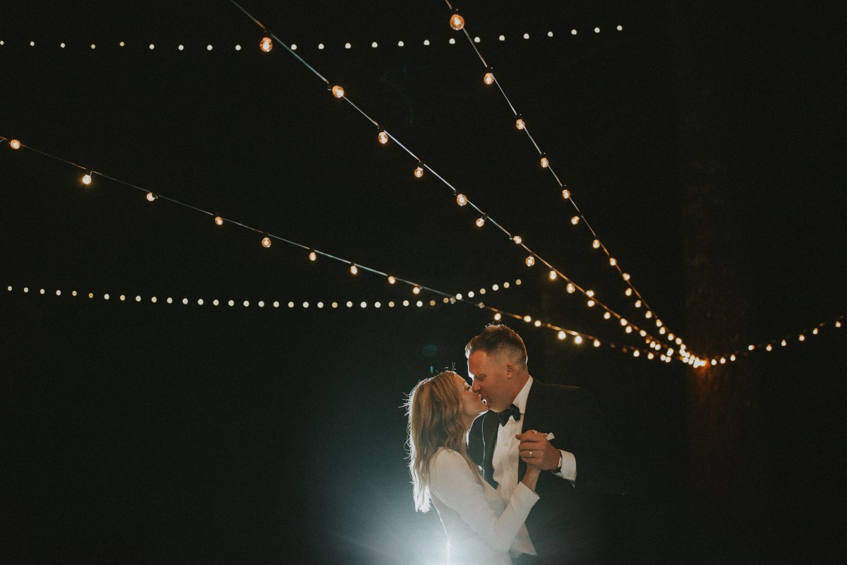 Kiss Under the Stars Reception TenElegant Woodland West Coast Weddings Magazine Vancovuert