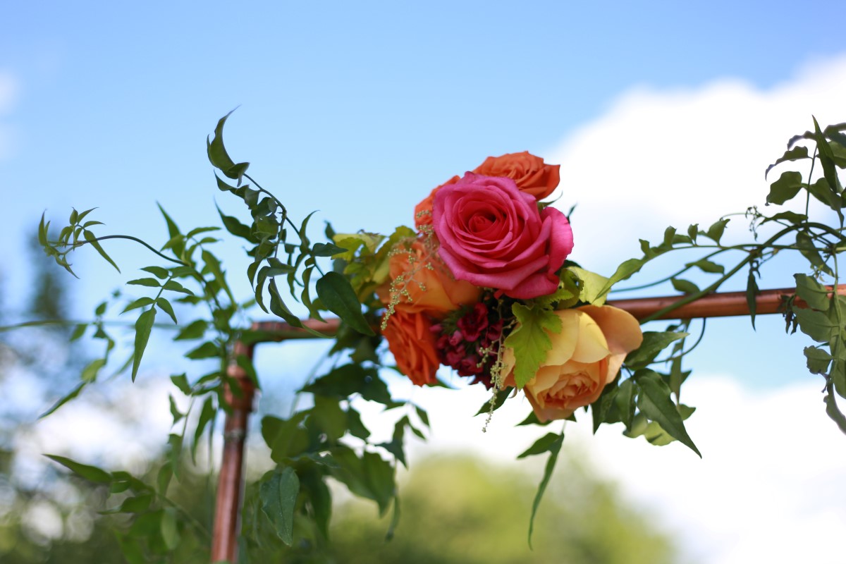 Champagne Wedding Floral West Coast Weddings Magazine