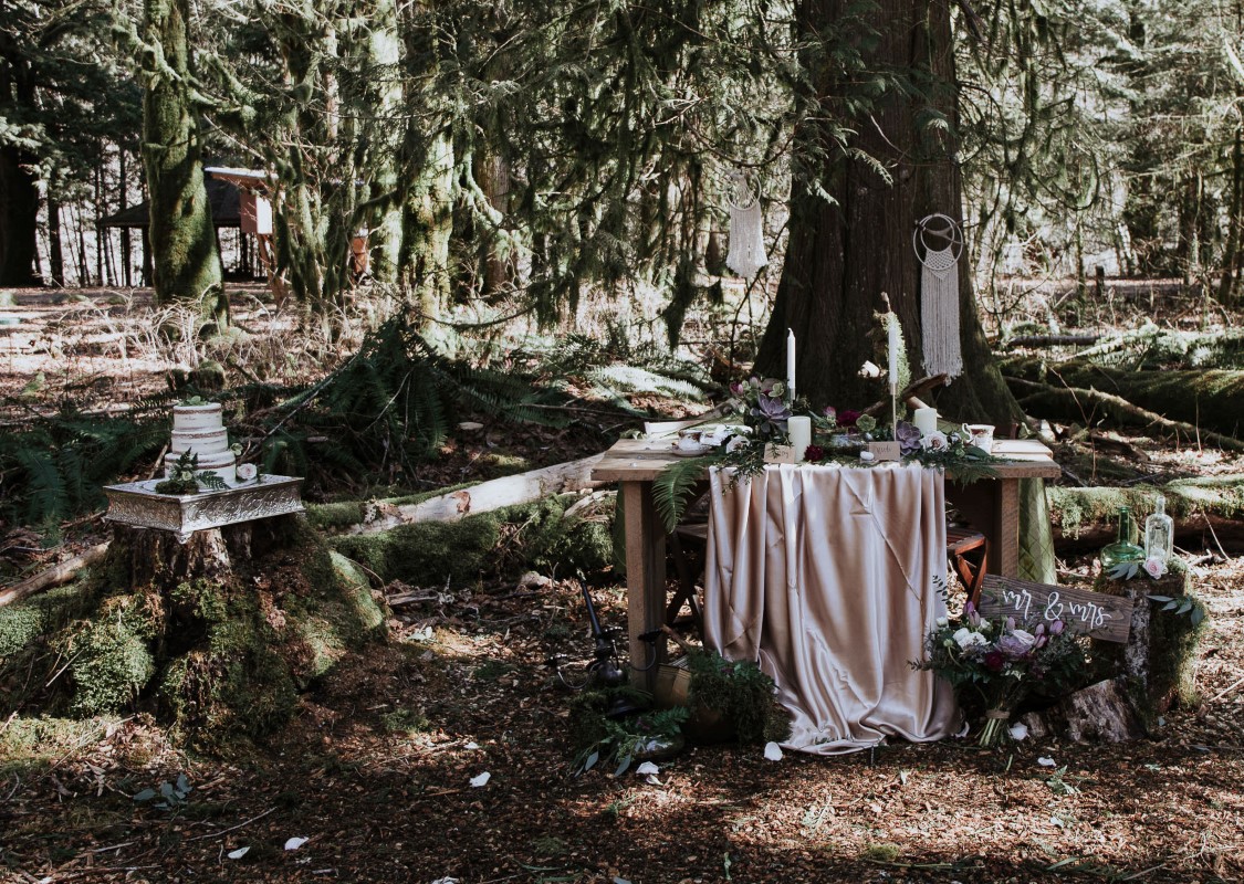 Sun Dappled at Cheakamus Centre Ecological Reserve West Coast Weddings Magazine