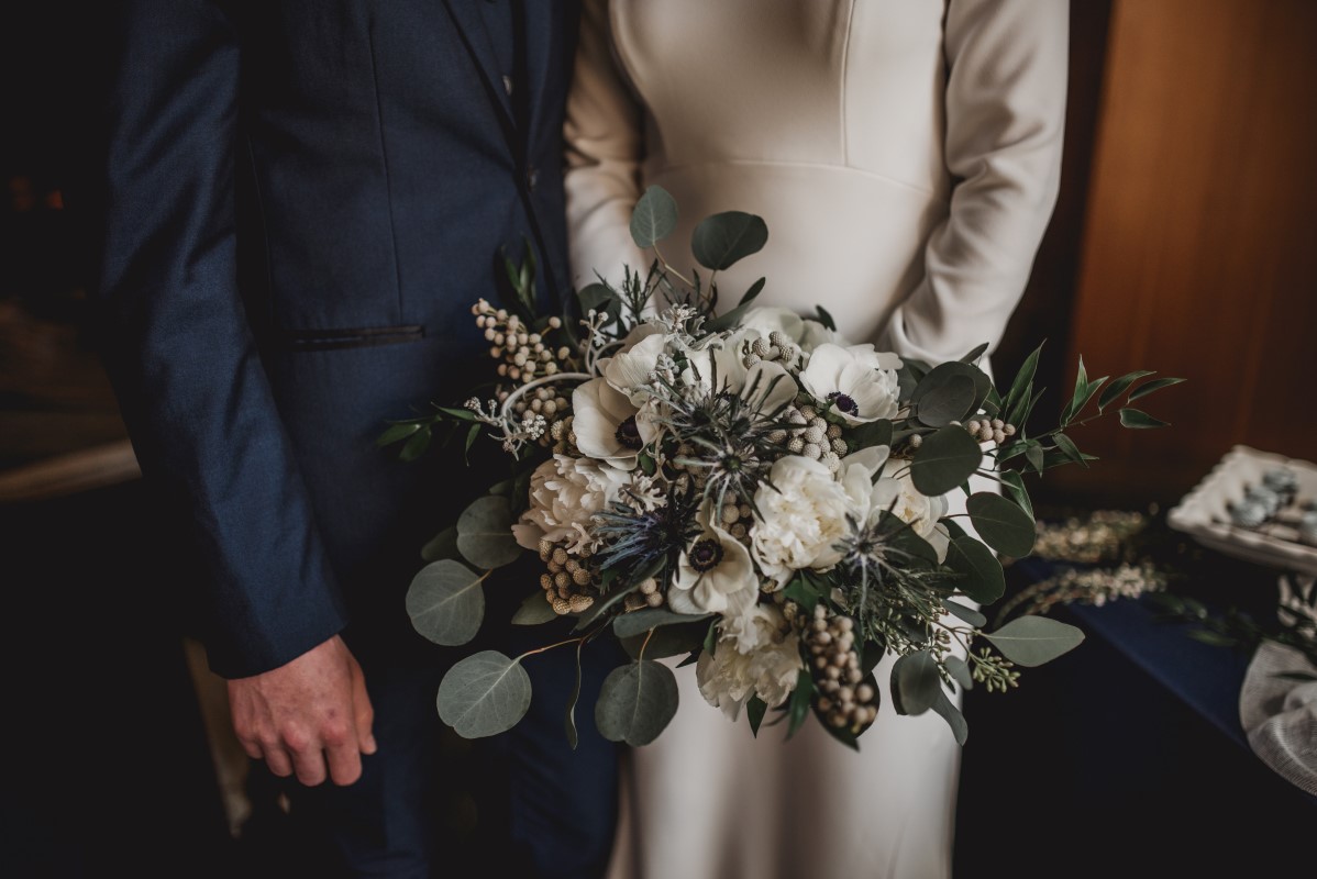 Bridal Bouquet by Jennings the Florist at Brentwood Bay Resort West Coast Weddings Magazine Vancouver Island