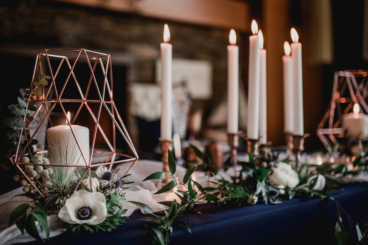 Vancouver Island Wedding Decor by Beauty Bride in Nautical Blue West Coast Weddings Magazine