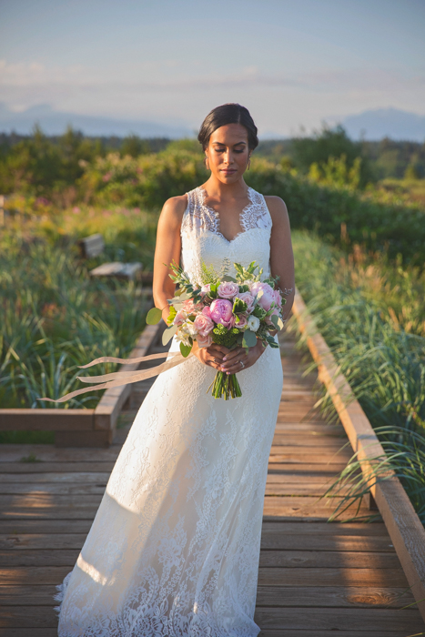 Summer Lace Bride on the Beach Pure Magnolia Danielle Wong Photography