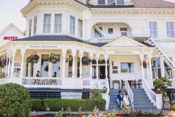 Newlywed Couple by Tegan McMartin Photography at Pendray Inn & Tea House by Huntingdon Manor in Victoria British Columbia West Coast Weddings Magazine