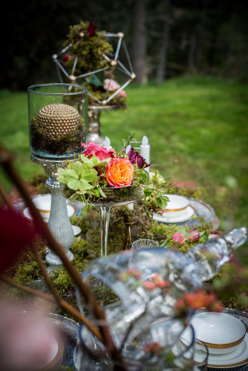 Enchanted Forest Tablescape by Beauty Bride and Jen Steele Photography